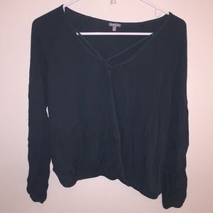 Dark green long sleeve shirt